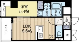 シャンボールなごみの物件間取画像